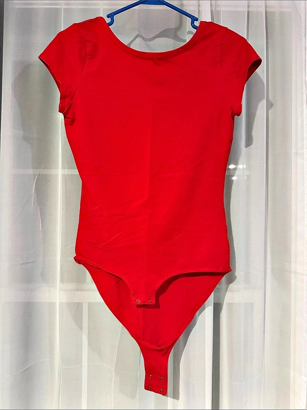 J.CREW Red Bodysuit Size Medium Like New